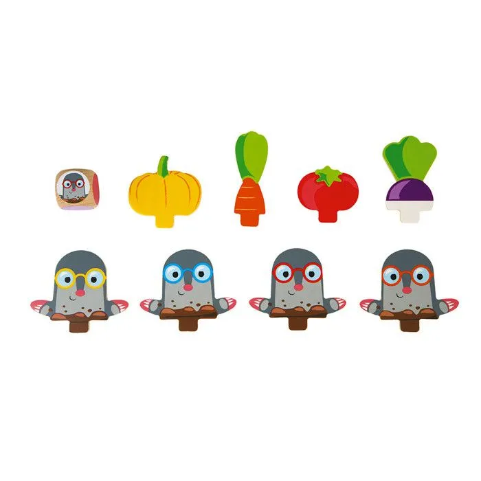 Jeu de Société Garden Panic ! - JANOD - Bois - Dès 3 Ans - Apprentissage des couleurs et de l'observation-3