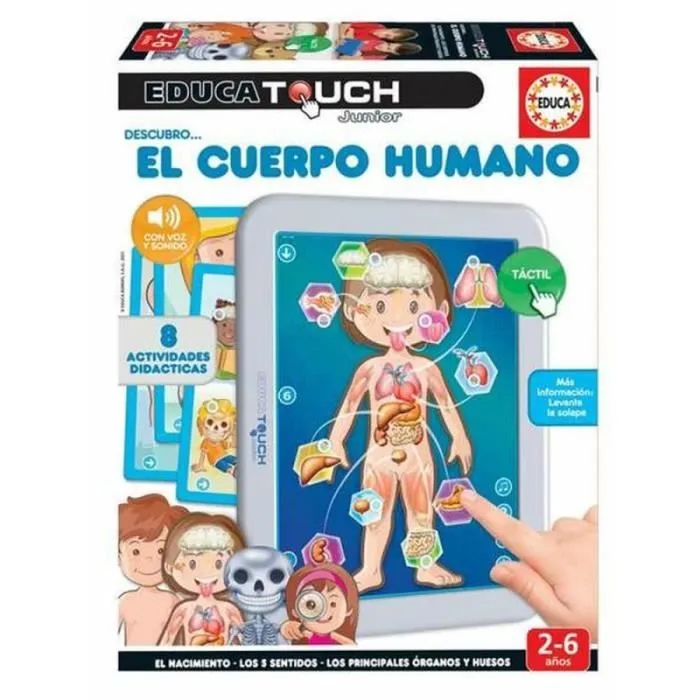 Tablette interactive pour enfants Educa Educa Touch Junior: El Cuerpo Humano-0