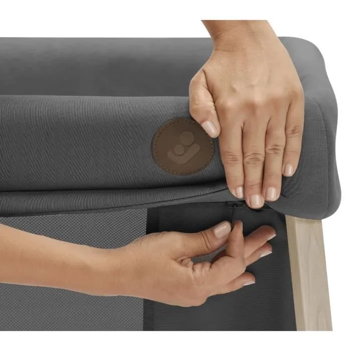 MAXI-COSI IRIS ECO, Lit de voyage 2 en 1 - Compact - De la naissance à 3 ans, Beyond Graphite-2