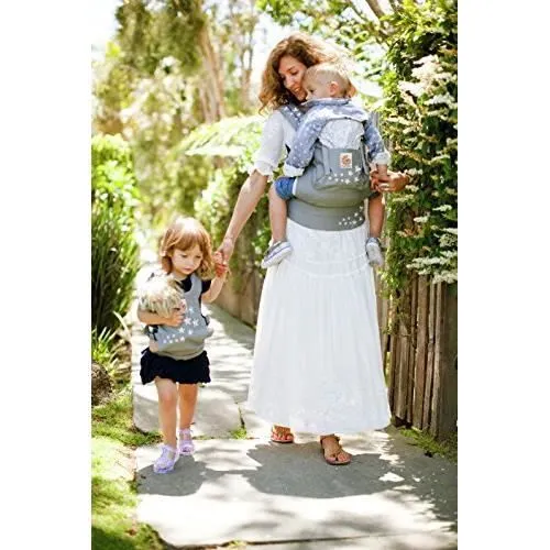 Porte-Poupée jouet pour Enfants - ERGOBABY - Galaxy Gris - Coton-3