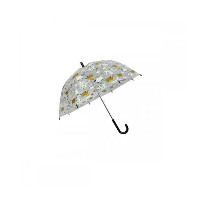 Parapluie transparent La ferme-0