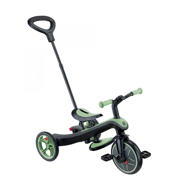 Globber - Tricycle évolutif pour bébé EXPLORER 4 en 1 - Vert Sauge-2