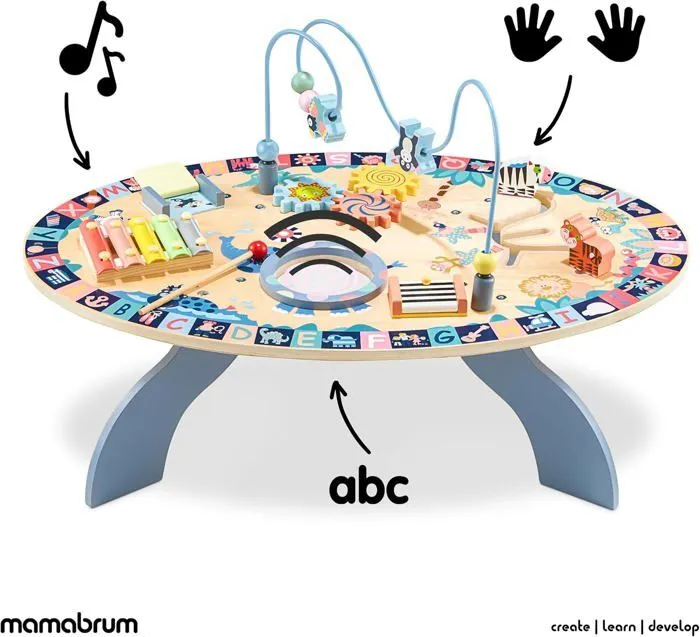 Table d'activités éducative - Non spécifié - 7 en 1 - Musicale - Sensorielle - Labyrinthe-3