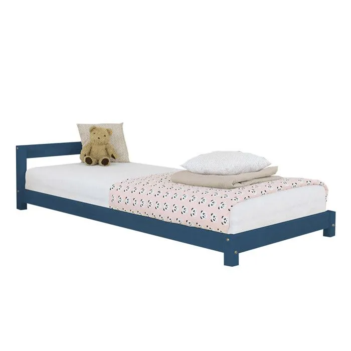 Lit enfant DREAMY 120 x 190 bleu marine-0
