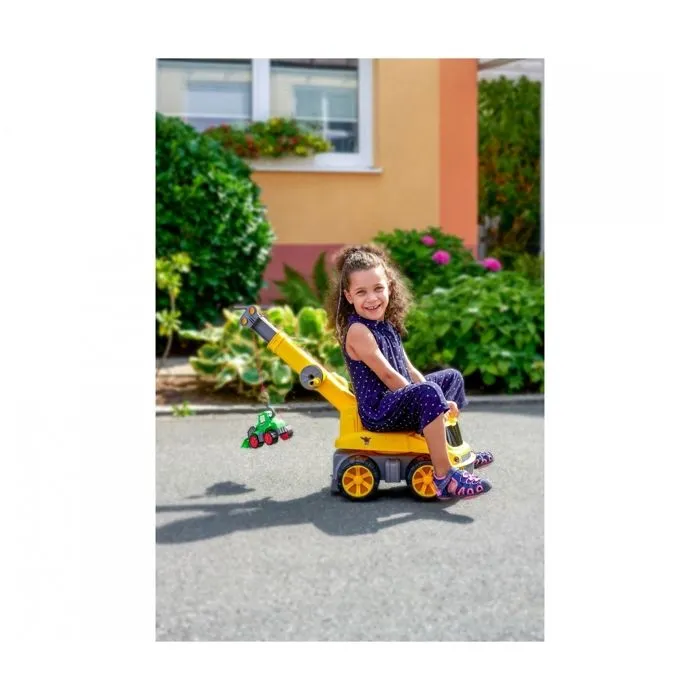 Jouet de construction - BIG - Power-Worker Maxi Grue - Jaune - 3 ans et plus - Extérieur-4