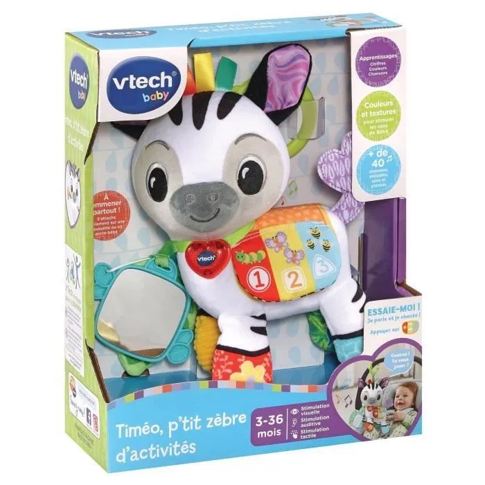 VTECH BABY - Timéo, P’tit Zèbre d’Activités-1