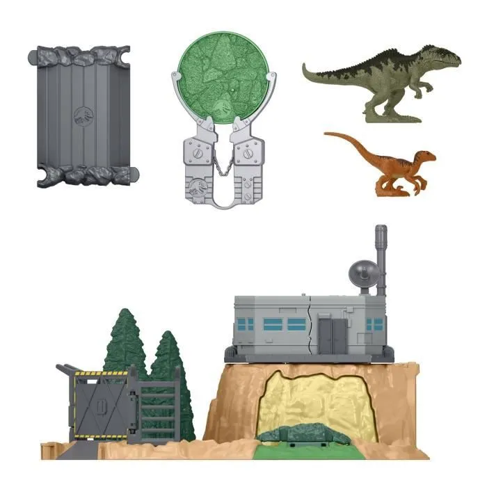 Jurassic World - Coffret Mini Fureur Giant Dino - Figurines D'Action-2