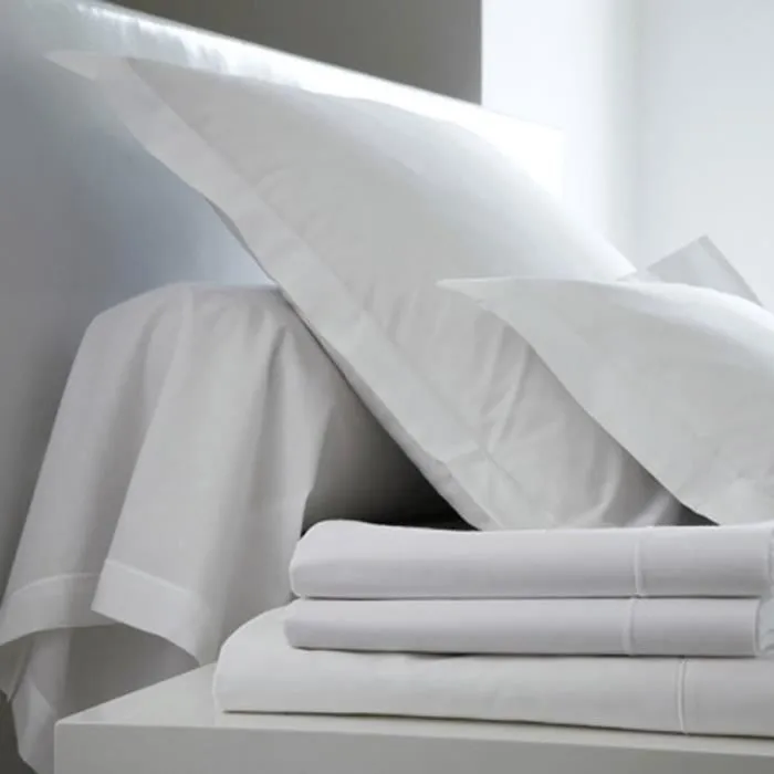 Drap housse - Blanc des Vosges - 140 x 190 cm - Bonnet 27 cm - Coton-1