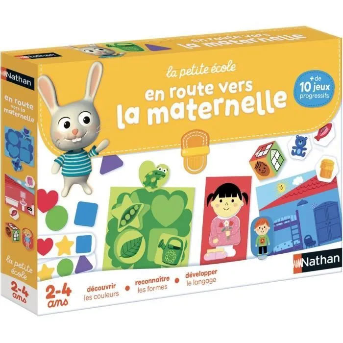 Jeu d'apprentissage - NATHAN - La Petite Ecole - En route vers la Maternelle-0