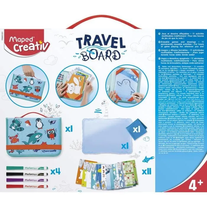 MAPED CREATIV - Travel Board - Ardoise nomade Dessins Effacables-1