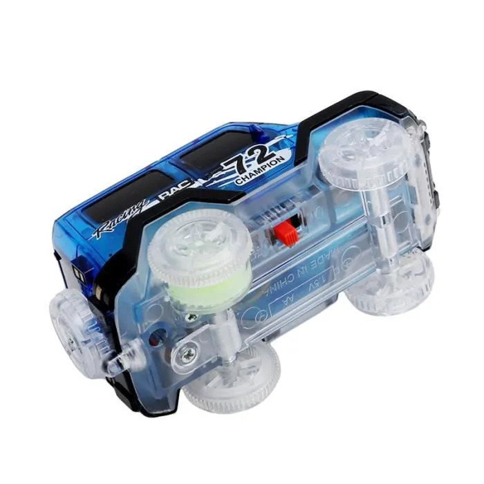 SHOP-STORY - Lot de 2 Voitures 4x4 Magic pour Circuit Magique Tracks Flexible Lumineux Phosphorescent-3