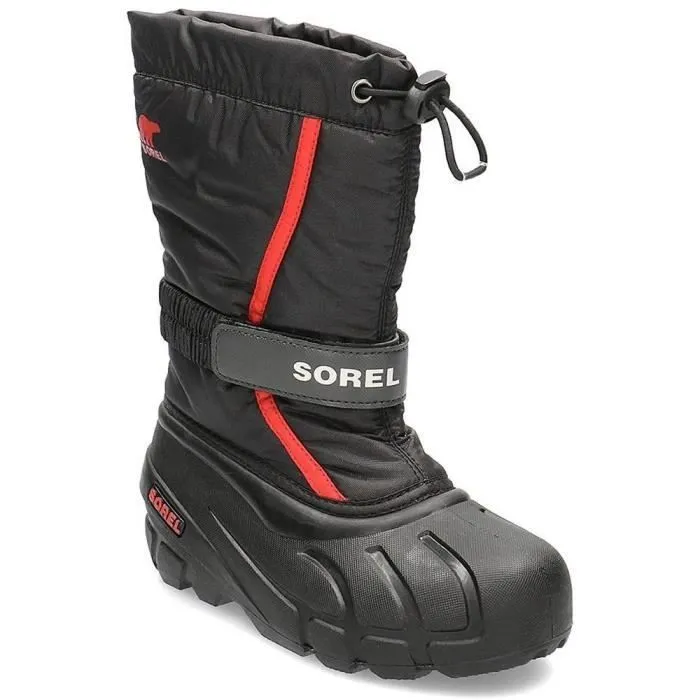 Bottes bébé - Sorel - Flurry - Noir - Lacets - Haute-1