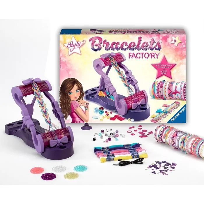 Métier à tisser bracelets - Ravensburger - Loisir créatif enfant - Coffret Complet DIY - Dès 8 ans-1