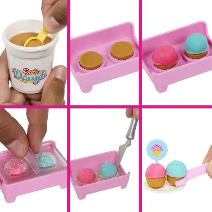 Barbie®-Barbie® Pâtisserie-Coffret poupée « Malibu » et 18 accessoires HJY19-5