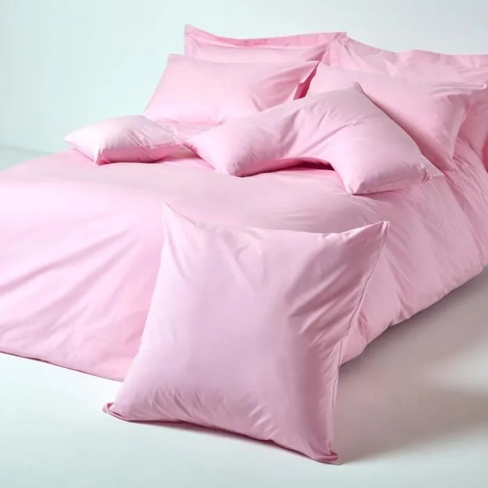 Taie d'oreiller - Homescapes - Rose - 100% Coton Égyptien - 200 Fils - 40 x 80 cm-3