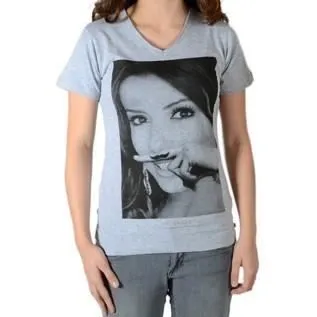 Tee Shirt Little Eleven Paris Eva SS Mixte - Gris-2