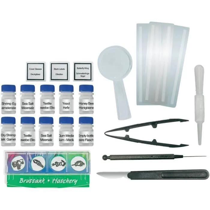 Set d'Expériences Junior Pour Microscopes - BRESSER - Garçon et Fille - A partir de 8 ans-0