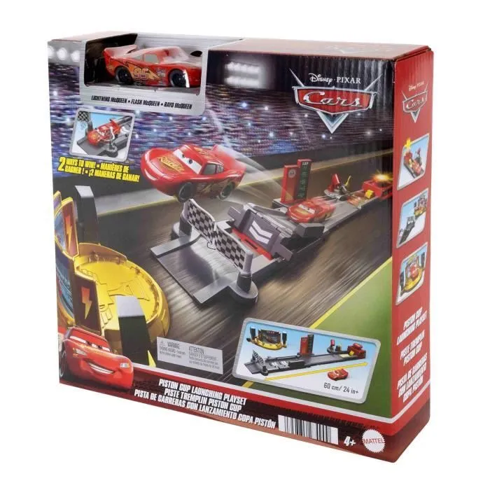 Disney · Pixar-Cars Piste Tremplin Piston Cup - Coffret Avec Piste-0