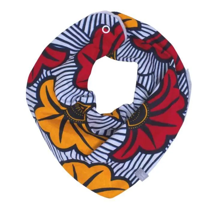 Bandana cache-cou réversible - WAX Fleurs de mariage Multicolore TU-0