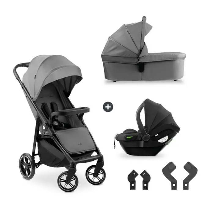 Hauck - H-14926-EN-000-S00 - Poussette Ensemble Trio Shop N Care Gris-0