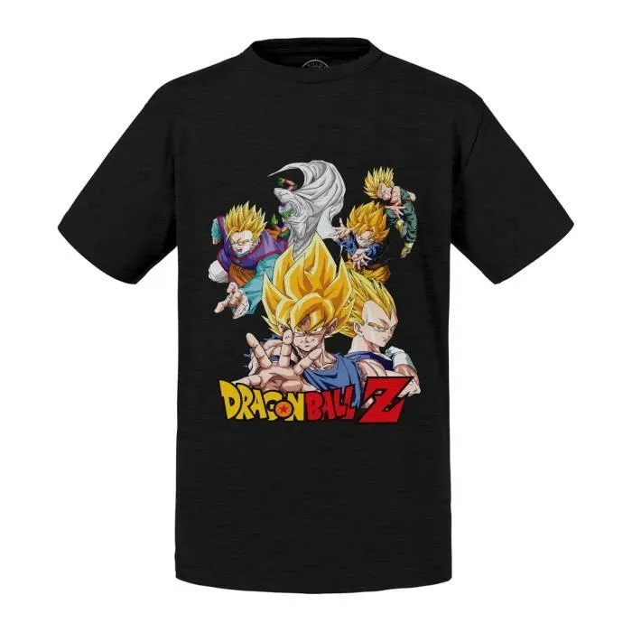 T-shirt Enfant - FABULOUS - Dragon Ball Z - Noir - Manches courtes - Coton-0