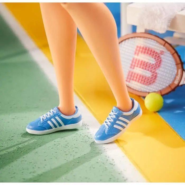 Poupée de collection - MATTEL - Barbie Inspiring Women Billie Jean King - Héroïne du tennis - Âge 3+ - 1 pièce-1