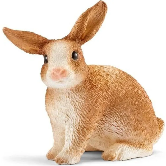 Figurine Lapin de la ferme SCHLEICH 13827 - Jouet miniature pour enfant à partir de 3 ans-0