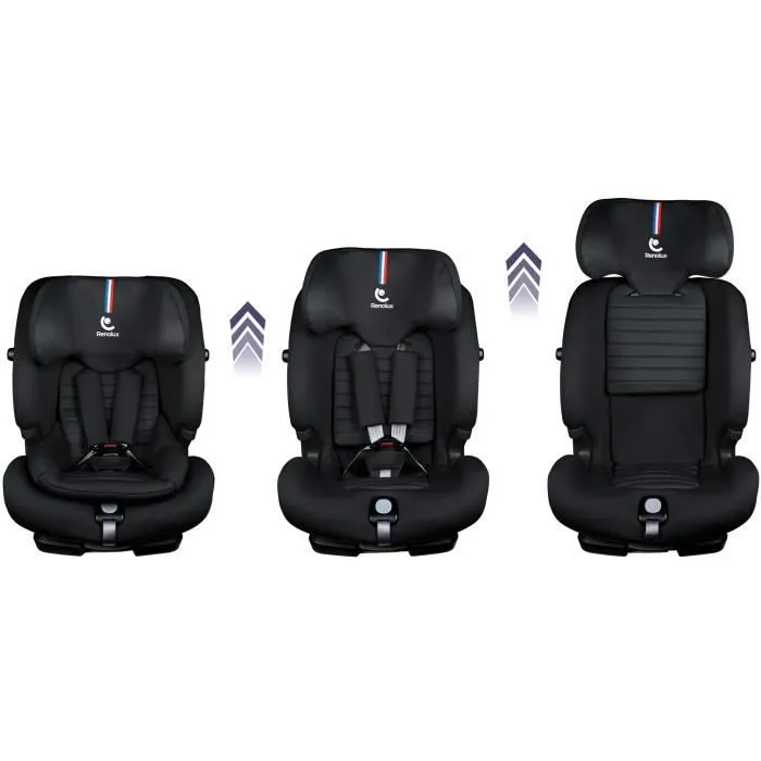 RENOLUX Siège auto OLYMP Gr 1/2/3 Isofix i-size Softness® - Carbon-1