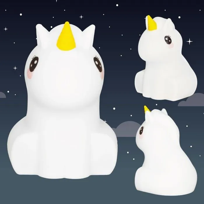 Veilleuse - ULYSSE - Lumière Nocturne Unicorn - Silicone Non Toxique - Rechargeable USB-3