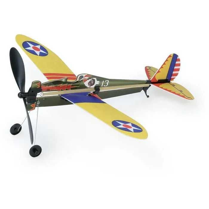 Avion à hélices à lancer Boeing - Vilac - Jouet extérieur pour garçon de 0 mois et plus - Multicolore-0