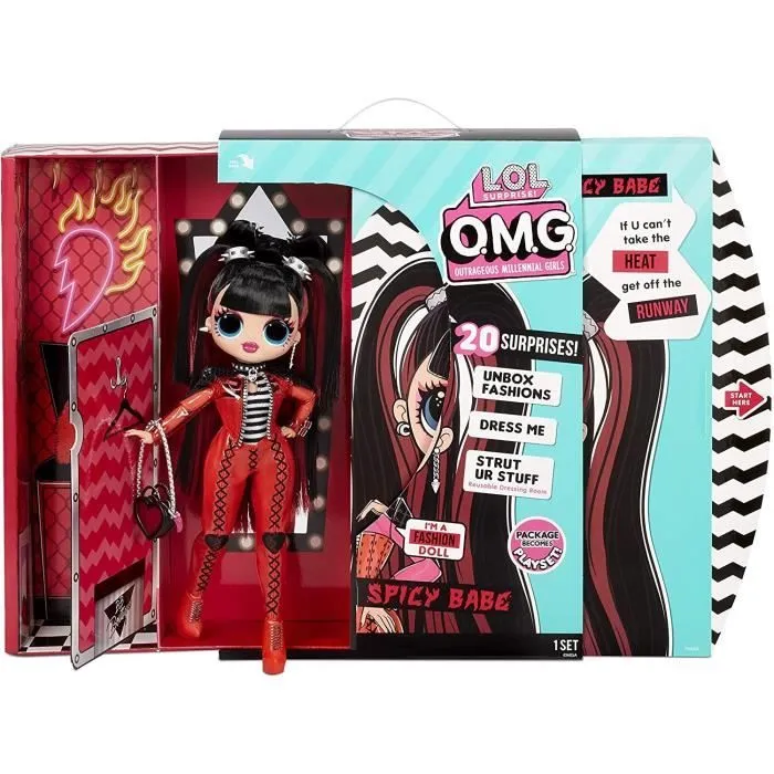 L.O.L. SURPRISE - OMG Série 4 - Poupée Mannequin 24cm - Spicy Babe-5