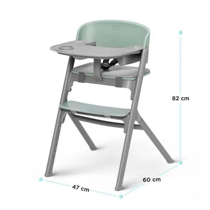 Chaise haute évolutive LIVY - KINDERKRAFT - Rose - Jusqu'à 110 kg - Multifonctionnelle-3
