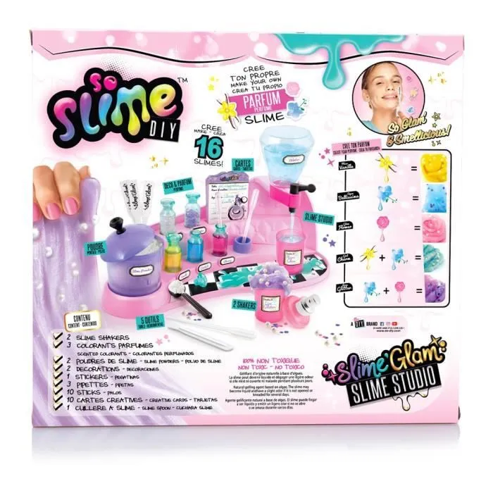 Atelier de parfum Slime'Glam - CANAL TOYS - Crée tes propres slimes parfumées !-4