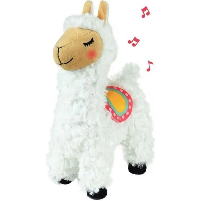 JEMINI Peluche Lama Musicale et Lumineuse Pour Enfant - 26 cm-0