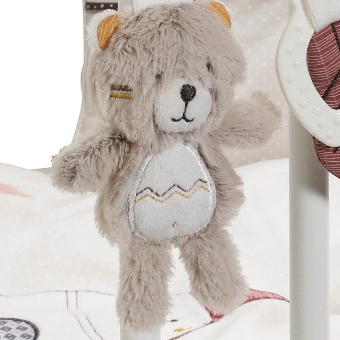 Jouet d'activités enfant Tipi en velours blanc - SAUTHON - Timouki - Bébé - Mixte - 35x13x5 cms-2