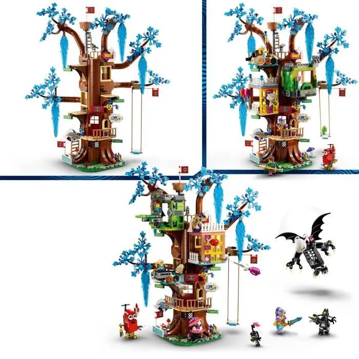LEGO® DREAMZzz 71461 La Cabane Fantastique dans l’Arbre, Jouet, avec Minifigurines Mateo et Izzie-2