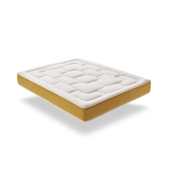 Matelas 90x190 cm Ressorts Ensachés Elite Gold epaisseur 30 cm +/- 2 Rembourré en Mémoire de forme + Supersoft 5 cm Mi-Ferme. ECCOX-0