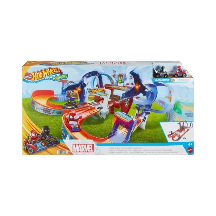 Circuit Racerverse Spider Man - Hot Wheels - HPL34 - Véhicules Hot Wheels-5