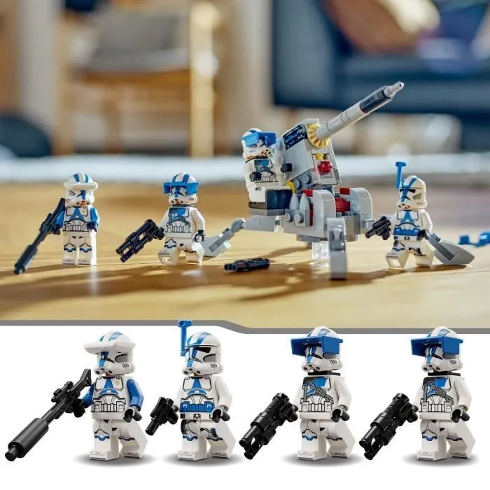 LEGO® Star Wars 75345 Pack de Combat des Clone Troopers de la 501ème Légion, Jouet avec Canon-3