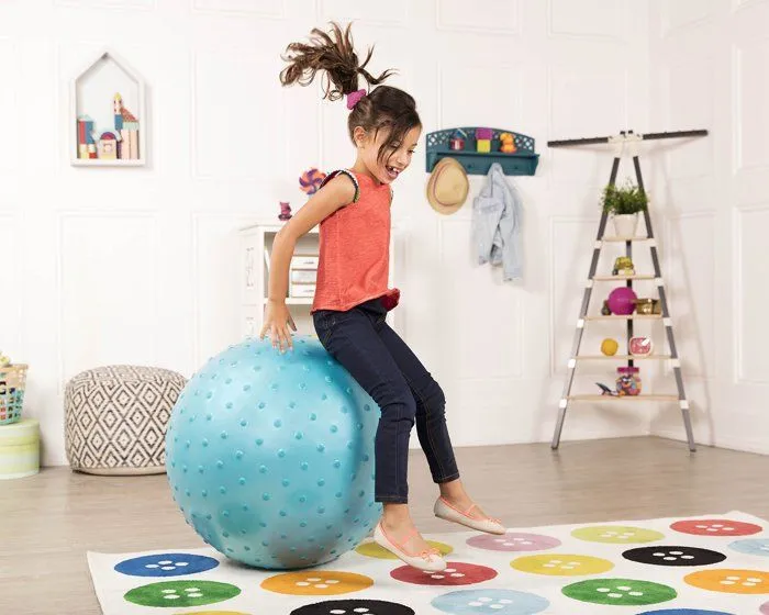 Table activite - jouet d'activite B. toys by battat - BX1591Z - B.- Pouncy Bouncy Ball Activity,-2