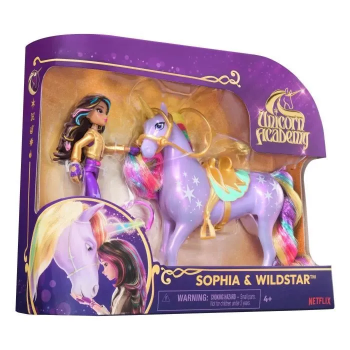 SPIN MASTER COFFRET LICORNE ET POUPEE WILDSTAR ET SOPHIA Unicorn Academy-7