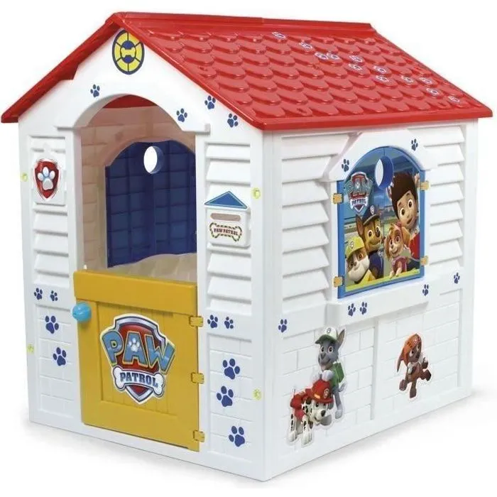 PAT'PATROUILLE Maison pour enfant en plastique - Dimensions 84 x 103 x 104 cm-0