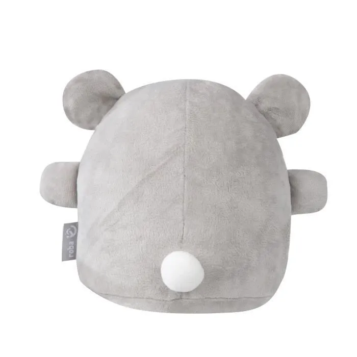 Coussin Peluche 'Sammy' pour enfant ROBA Lil Cuties - Gris argenté-3