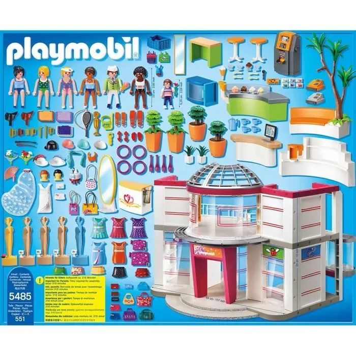 PLAYMOBIL 5485 Grand Magasin Aménagé-2