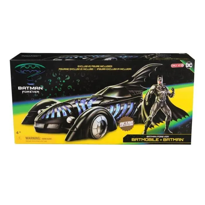 SPIN MASTER PACK BATMOBILE + FIGURINE BATMAN FOREVER DC Retro Collection-5