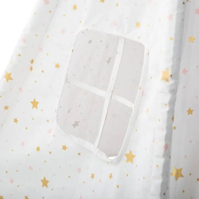 Tipi enfant blanc & doré - Blanc - Atmosphera createur d'interieur-2