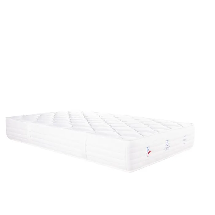 Ensemble Matelas 90x190 cm, Patriote Mousse, 27 cm, mémoire de forme , ferme, face été/hiver + sommier beige ep20cm-2