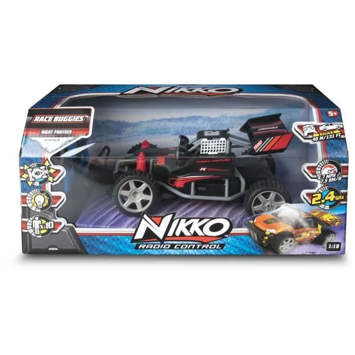 Voiture Télécommandée NIKKO RACE BUGGY TURBO PANTHER - Noir - 2.4 Ghz - 7.5 km/h-2