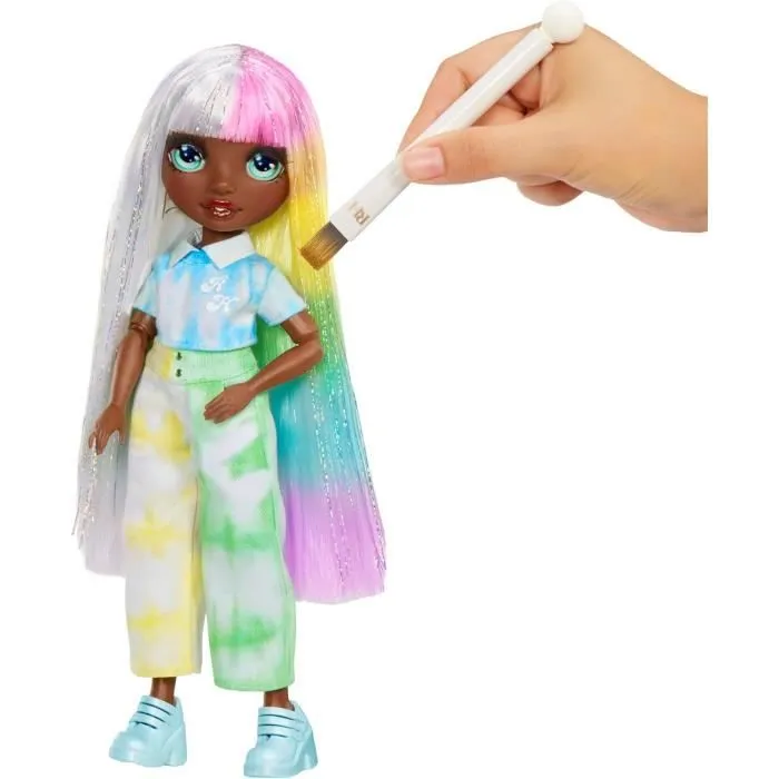 Poupée Mannequin - Rainbow High - Watercolor & Create - Multicolore - Personnalisable - Aquarelles Lavables-2