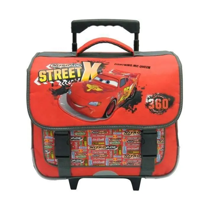 Bebeboutik CARS Cartable a Roulettes Enfant Garcon